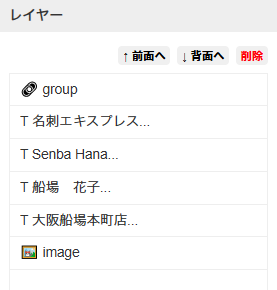 レイヤーパネル